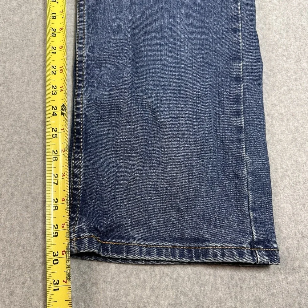 Levi's 505 Denim Jeans Men's 38x30 Straight Fit High Rise Blue Medium Wash